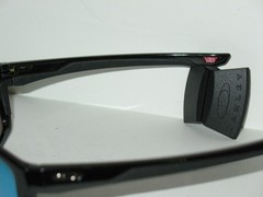 Oakley Main Link Polished Black Frame Prizm Deep Water Polarized Sunglasses
