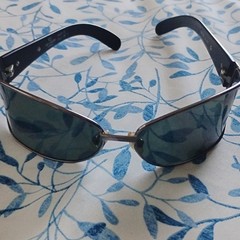 Vintage AMA 723 Black Sunglasses Glasses Nl 106 col. Ac1 Made In Italy