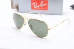Ray-Ban Aviator Large Metal RB3025 L0205 58mm Gold with G-15 Green Lenses