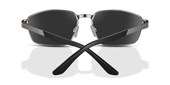 Serengeti Kean SS597003 Smoke Grey Mineral Polarised Shiny Gunmetal Sunglasses