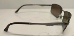 Ray Ban RB3498 135 mm Sunglasses w/Gunmetal Frame and Brown Gradient Lenses 3498
