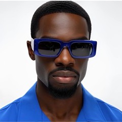 Sunglasses Men Designer Square Black Lens Fashion Shades Classic Retro Lentes