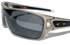 NEW Oakley TURBINE ROTOR Matte Grey POLARIZED Galaxy Black Lens Sunglass 9307