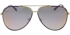 Salvatore Ferragamo Classic Two-Tone Aviator Sunglasses – SF131S – Italy