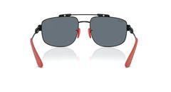 Ray Ban RB3789M SCUDERIA FERRARI Polished BLACK/RED Sunglasses