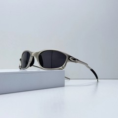 Oakley Juliet X-Metal Sunglasses Gray Frame Black Lens Vintage