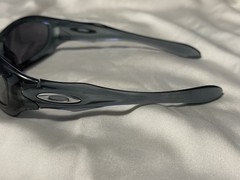 Oakley Unknown Crystal Black Sunglasses Clear Gray Discontinued AB