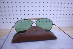 Vintage American Optical A.O FUL-VUE 1 Wire Rim Driving Pilot Glasses Sunglasses