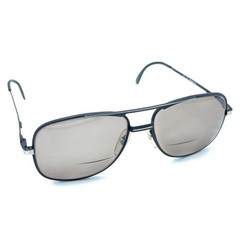 Hudson Z 87 Black Metal Square Aviator Sunglasses Frames 59-16 145 Men Women