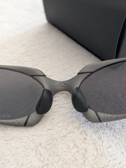 Oakley X-Metal Vintage Romeo Gray Frame Purple Iridium Lenses Polarize