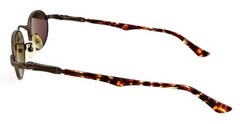 MAUI JIM MJ143-01 Tiny Bubbles 44mm Antique Gold Polarized Sunglasses Italy