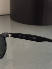 Ray-Ban Wayfarer RB2132 Sunglasses 55mm Matte Black Frame G-15 Green Lens
