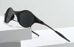 Oakley Penny Sunglasses|Matte Sand Gray Frame Solid Black Smoke Plain Lenses
