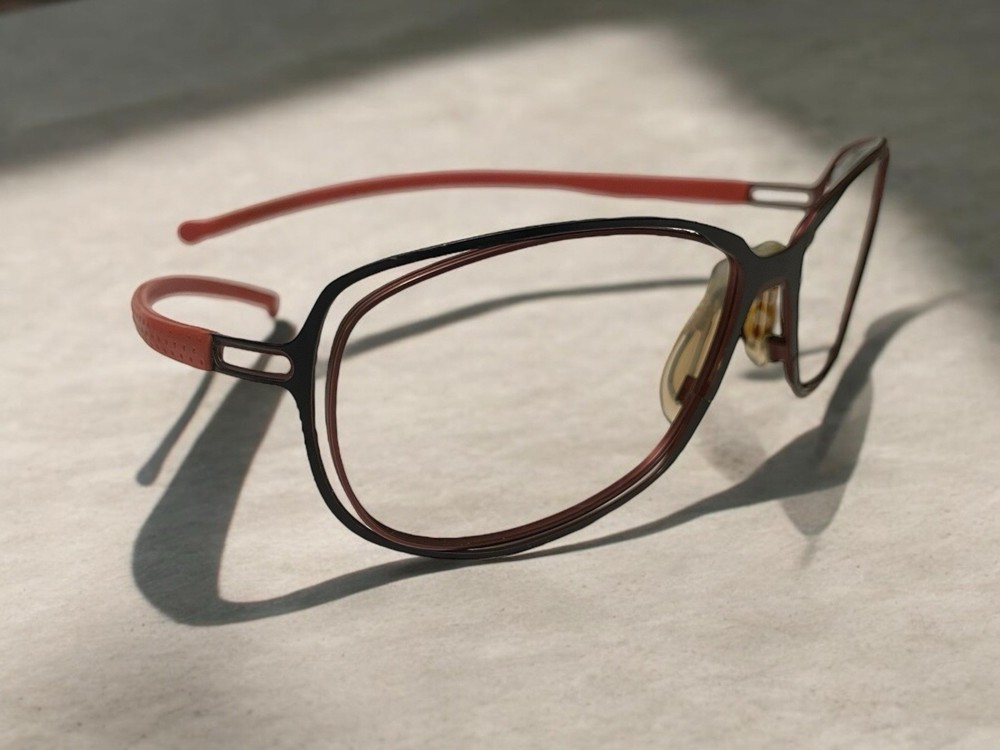 Spec Espace Titanium Red Hingeless Sunglasses Frames, 133 mm