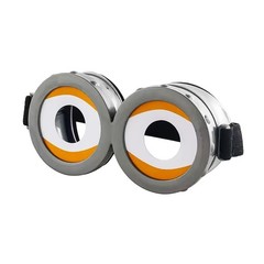 Halloween Yellow Costume Goggles Adult Party Role Play Dress Up Accessory