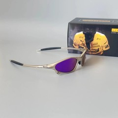 Oakley Penny & Juliet X-Mental Sunglasses Silver Frame/Purple Lens