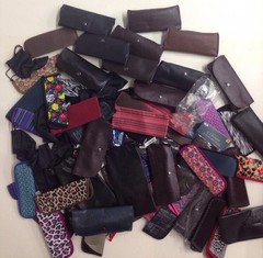 Wholesale Lot- 50 Eyeglass / Sunglass Cases NEW Assorted Styles