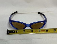 Vintage Dragon Alliance Rail Blue Made In USA Sunglasses Y2K 2000s Eyewear