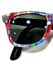 Ray Ban RB2140 1135 Special Series 10 Colorful Plaid Wayfarer Sunglasses 50-22