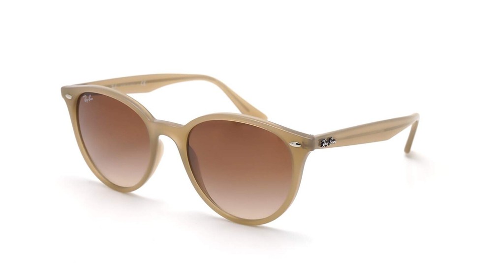 Ray-Ban Sunglasses Unisex Beige Brown Oval 53mm 6616/13