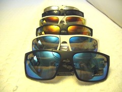 Men’s USA Sunglasses LOCS Women’s Biker True Patriot American Flag Glasses 91106