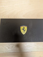Ray Ban Scuderia Ferrari Sunglasses Gray Carbon Pattern Complete Full Box Set