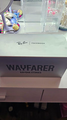 Ray-Ban Stories Wayfarer RW4002 G-15 Green Glass Lens Black Plastic Frame