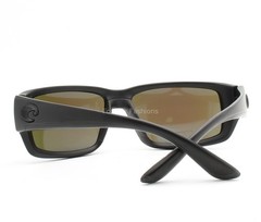 Costa Del Mar Fantail Sunglasses Matte Blackout Blue Polarized Glass 580G w/case