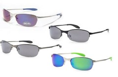 Sports Sunglasses Metal Frame Mirrored Outdoor Driving Fishing Eyewear UV 400