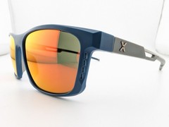 *New* HILX VIZO Sunglasses, Destroyer HX100602APUI Blue/Light Grey, 54-17-140