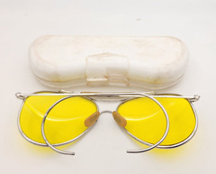 Vintage Unknown Optical Similar to American Optical Yellow Aviators