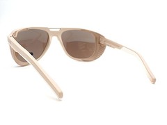 Bolle Cobalt Sunglasses Matte Beige with TNS Ice Mirrored Lenses 12530