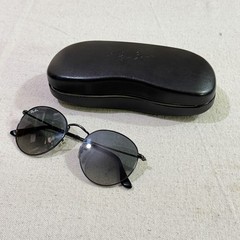 Ray-Ban RB3447-N Round Metal Sunglasses Frame Only Black Grey Gradient 50-21-145