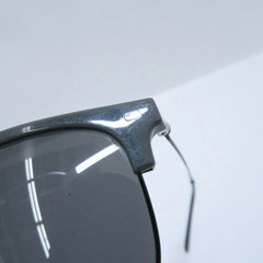 Used RAY BAN Ray Ban NEW CLUBMASTER Sunglasses RB4416 F Size 55 20 145 Gray Seto