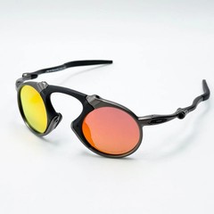Oakley Madman OO6019 X-Metal Dark Carbon Ruby Polarized SunglassesIN BOX