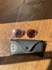 Ray-Ban Round Metal RB 3447-N 001/Z2 Gold, 50mm Flash Pink flat Lens-Excell.+Acc