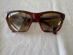 Vuarnet Legend Brown Nylon Frame Double Mirrored Glass Lens Sunglasses VL0006