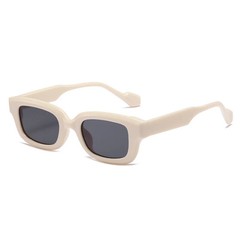 Small Rectangle Sunglasses Candy Color UV400 Square Frame Casual Travel Wear
