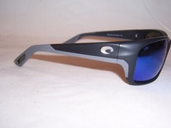 NEW COSTA DEL MAR JOSE PRO SUNGLASSES BLACK/BLUE MIRROR 580G $289 POLARIZED
