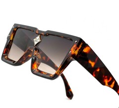 SUNGLASSES WOMEN MEN CELEBRITY STYLE LUXURY FANCY OVERSIZED MODERN LARGE LENTES