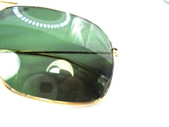 Ray-Ban RB 3136 001 Gold/Green Lenses 58-15 Mens Sunglasses Frames Italy