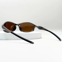 Oakley Hatchet X-Metal Sunglasses Gunmetal Frame Brown Lens Vintage RareIN BOX
