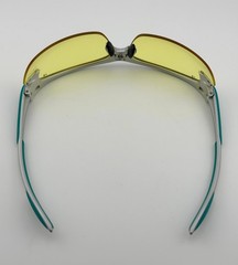 Cabela’s Lightweight Silver Wrap Shooting Safety Sunglasses, Yellow Plastic Lens