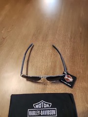 Marcolin Harley-Davidson Aviator Style Smoked Lens Sunglasse with Branded Cloth
