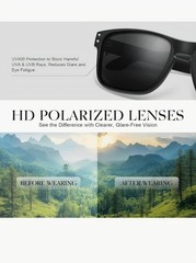 3 Pair Sport Sunglasses Polarized UV400 Protection Men’s/Women’s Outdoor Eyewear