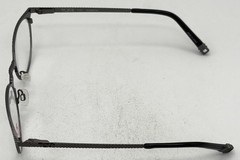 Tumi Mens Stainless Steel Round Eyewear Frame T107 Gunmetal 49mm