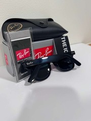 Ray-Ban RB2140 Wayfarer Sunglasses Black Frame & Black Lens UV Protection