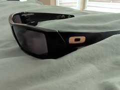 Oakley Sunglasses Limited Bob Burnquist Gascan Polished Black Warm Grey 24-146