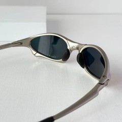 Oakley Penny X-Metal Sunglasses Silver Frame Ruby Lens Vintage Rare