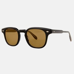 Garrett Leight Sherwood Sunglasses BK 47 25 145 Black Pure maple Lens 100